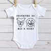 Protected By Dog Personalized Custom Photo Shirt For Kids C782