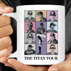Custom Photo Eras Tour Mug, Personalized with Your Own Dog or Cat Photo Portrait Mug C792