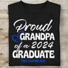 Proud Family Senior 2024 Personalized Custom Graduation Shirt T506V1