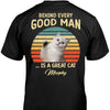Behind Good Woman Man Personalized Custom Photo Dog Cat Backside Shirt C510