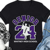 Senior 2024 Personalized Custom Graduation Shirt C630V1