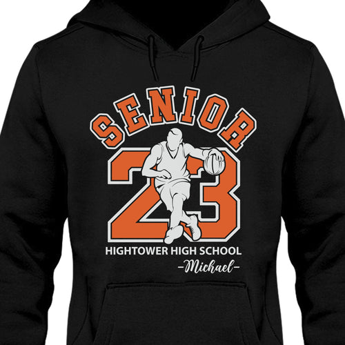 Basketball Senior 2024 Personalized Custom Graduation Shirt C633