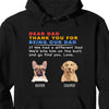 Personalized Custom Photo Dog Cat Dark Shirt Gift For Dad Mom C670V2