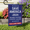 Save America, Make Votes Count Again | Donald Trump Homage Flag | Donald Trump Fan Flag | House Flag, Garden Flag C947 - GOP