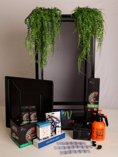 Size 18: 18x18x36 Deluxe All-In-One WIFI Controlled Automated Chameleon Kit