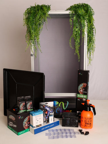Size 18: 18x18x36 Deluxe All-In-One WIFI Controlled Automated Chameleon Kit