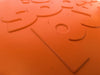 Bottle Top Flyer Durable Rubber Retrieving Frisbee - Orange
