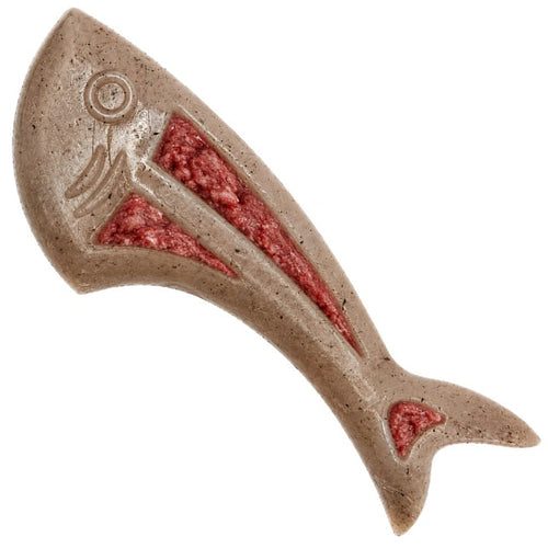 Dog Fish Nylon Dog Chew & Enrichment Toy | Ultra-Durable for Aggressive Chewers | SodaPup