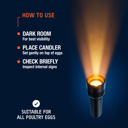 Rechargeable LED Egg Candler