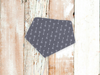 Grey Arrows Dog Bandana