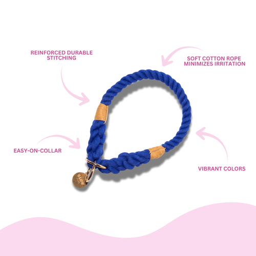 Blue Boho Chic Style Slip Collar