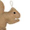 Rustic Jute Squirrel Dog Chew Toy – Non-Toxic & Safe, Soft & Gentle