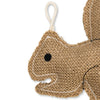 Rustic Jute Squirrel Dog Chew Toy – Non-Toxic & Safe, Soft & Gentle
