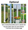 Amish Handmade Poly Bird Feeder – Weatherproof Tube Feeder for Outdoors