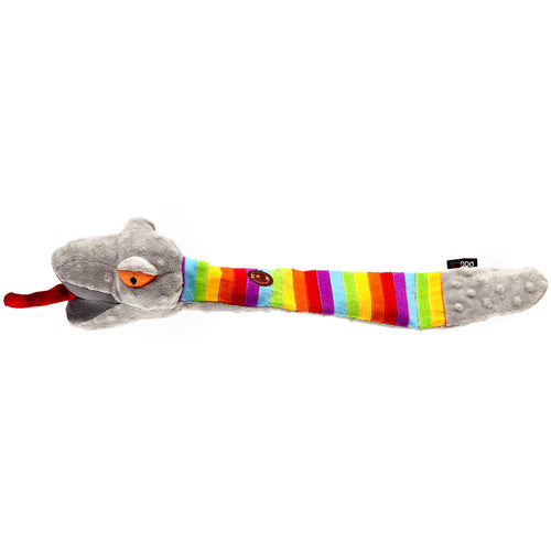 17.5 Rainbow Snake with Moving Tongue Animal Toy