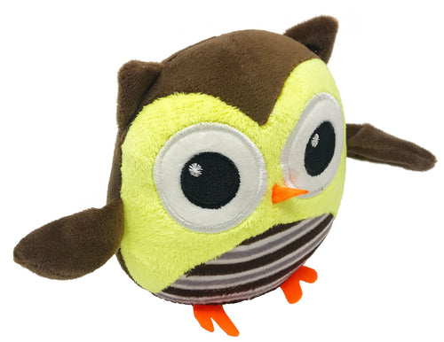 6 Owl Mini Dog Toy