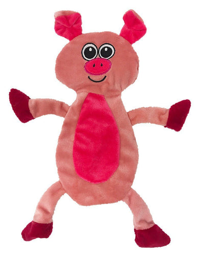 12 Crinkle Flat Dog Toy Collection