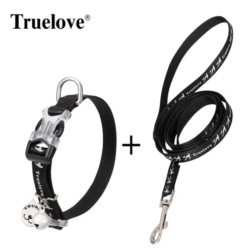 TrueLove Cat Collar and Leash Set with Bell and Breakaway Clip TLC5311