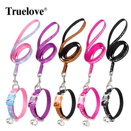 TrueLove Cat Collar and Leash Set with Bell and Breakaway Clip TLC5311