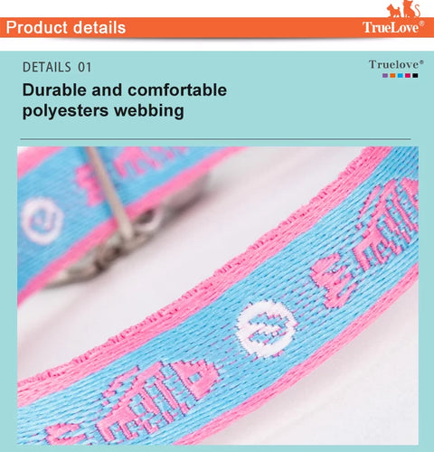 TrueLove Cat Collar and Leash Set with Bell and Breakaway Clip TLC5311