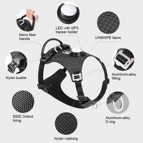 TrueLove Dog Harness with Light TLH6771