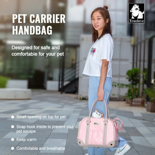 TrueLove Pet Carrier TLX6971 - Available in Black or Pink