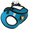 EcoBark Step In Dog Harness - XXXS to Small Breeds- Reflective Soft Mesh Harness for Teacup, Small Dogs and Puppies / Teal