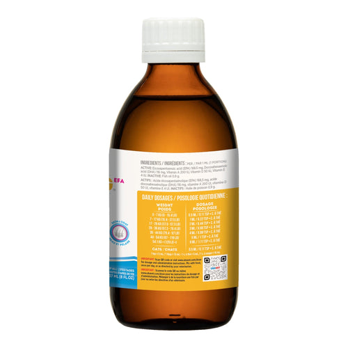 UBAVET Ubameg Omega-3 Fatty Acid Liquid for Dogs & Cats –  (8 fl oz / 237ml)