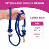 Blue Boho Chic Style Dog Leash - Glow Pups
