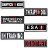 Dogline 3D Rubber Removable Patches for Dog Harness and Vest