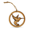 Wooden Hummingbird Ornament, 3 Pack