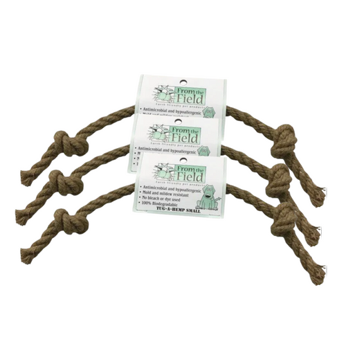 NATURAL HEMP DOG TUG-TOY