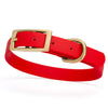 BioThane Waterproof Dog Collar - XS: L 12-15 x W 5/8 - Black OR Brass Hardware