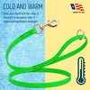 Viper Pebble Emboss BioThane Dog Leash with Solid Brass Hardware