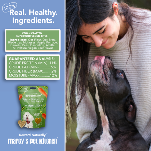 Marcy's Pet Kitchen® - 'On-The-Go' All-Natural, Vegan Veggie Biscuit 1 oz Healthy Dog Treats