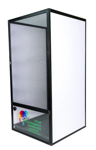 Size 24: Reptile Hybrid Cage, 24x24x48 FREE WIFI Temp&Humidity Sensor included!