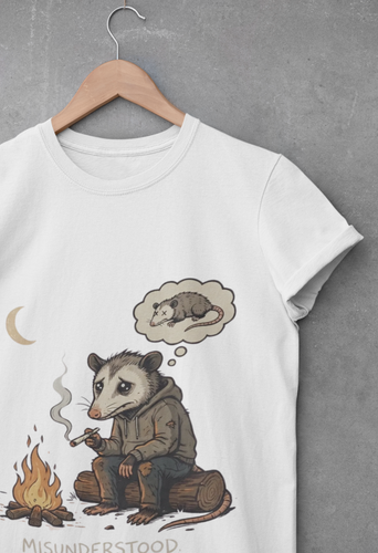 Misunderstood Possum T-Shirt | Funny Feral Possum Meme Shirt