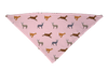 Wild Deer Pink Dog Bandana
