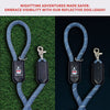 Rope Leash - Blue Reflective