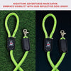 Rope Leash - Green Reflective