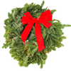 22 Fresh Fraser Fir Wreath | Fragrant Holiday Decoration | House Plant Shop