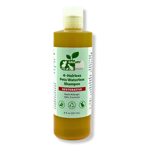 4-HAIRLESS PETS RESTORATIVE WATERLESS SHAMPOO