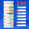 100PCS Water Test Strips Pond Water Test Kit 7 in 1 Water Hardness Tester