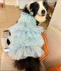 Big Dog dress Cute Layers with pearls necklace(3color)