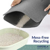 Katziela MeowLitter Cat Litter Mat, Grey