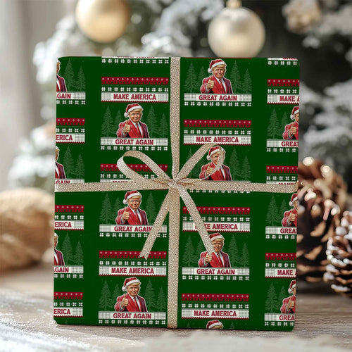 Make America Great Again Wrapping Paper, Funny Trump Wrapping Paper, Trump 2024, Republican Gift 681741 - GOP