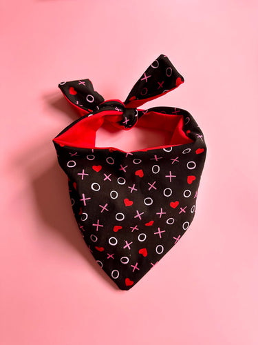 XO Valentines Dog Bandana
