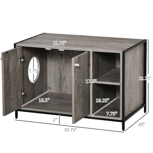 Hidden Cat Litter Box Enclosure