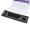 24g Wireless Mute Folding Keyboard Waterproof Silicone Portable