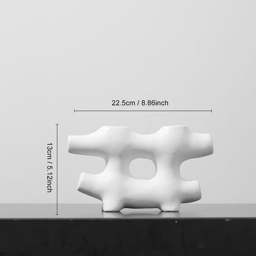 Simple Modern Creative Ceramic Vase Decoration Living Room Flower Arrangement